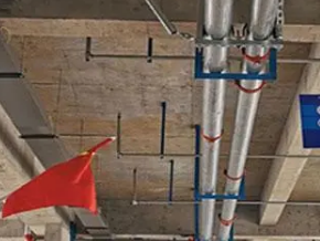 三元管廊支架的安装方法